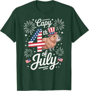 Capybara 4th Of July T-Shirt - T-Shirt | Forest