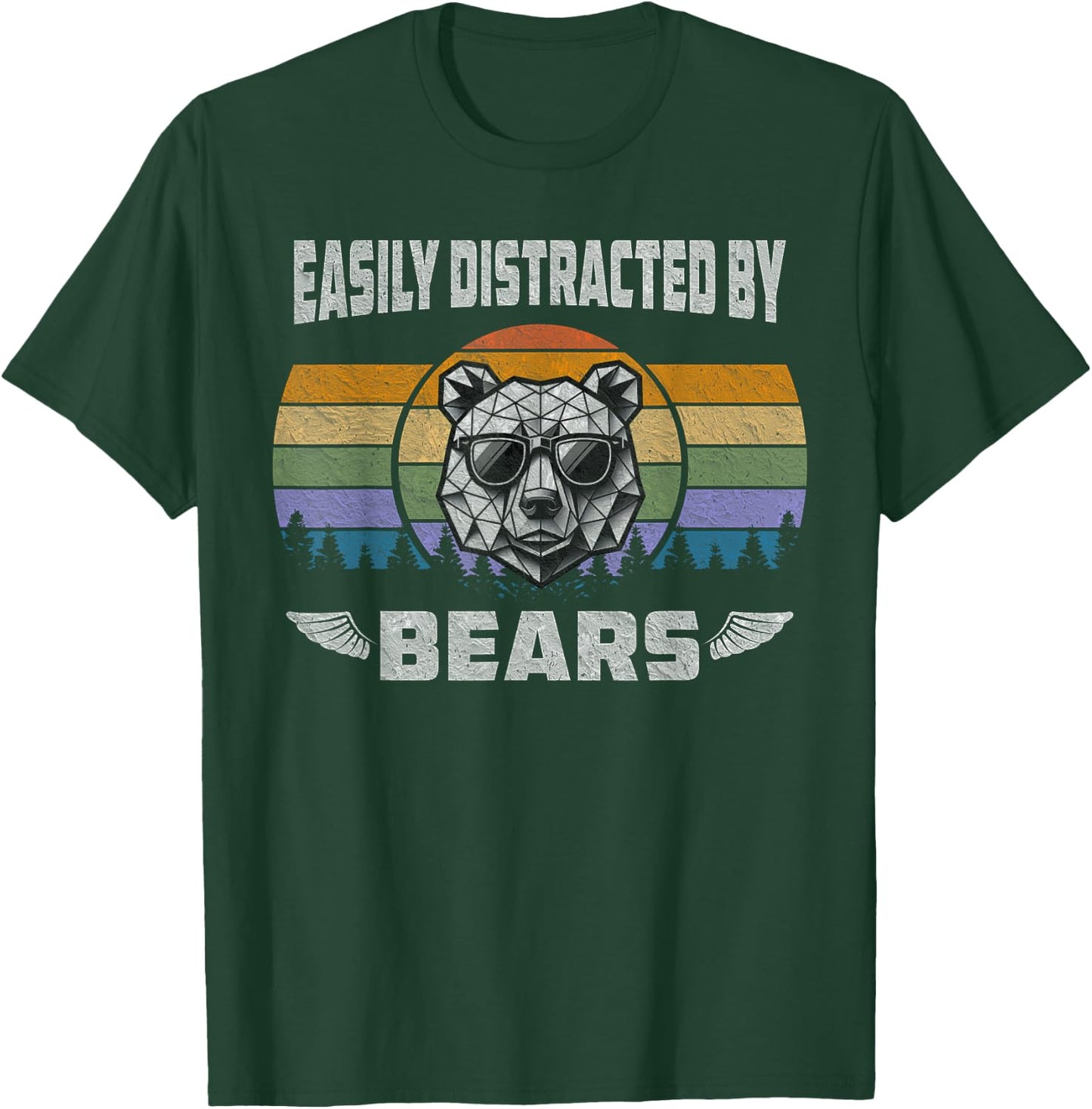 Gay Bear Pride Easily Distracted By Bears Women T-Shirt - T-Shirt | Forest