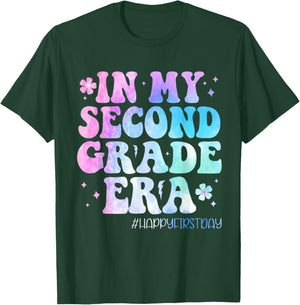 In My Second Grade Era Back to School 2nd Grade Teacher Kids T-Shirt - T-Shirt | Forest