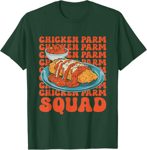 Italian Food Lover Chicken Parmesan Chicken Parm Squad T-Shirt - T-Shirt | Forest