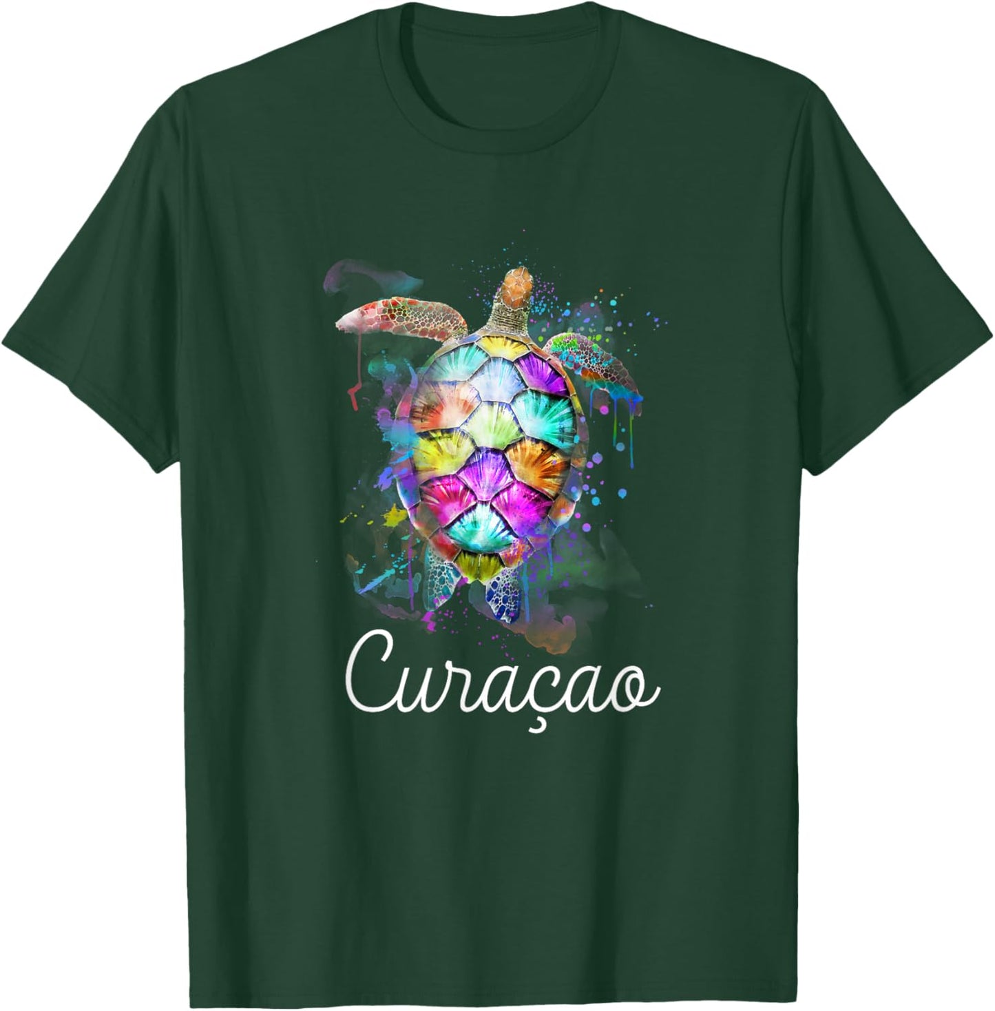 Curaçao Souvenir / Curacao Turtle / Curacao T-Shirt - T-Shirt | Forest