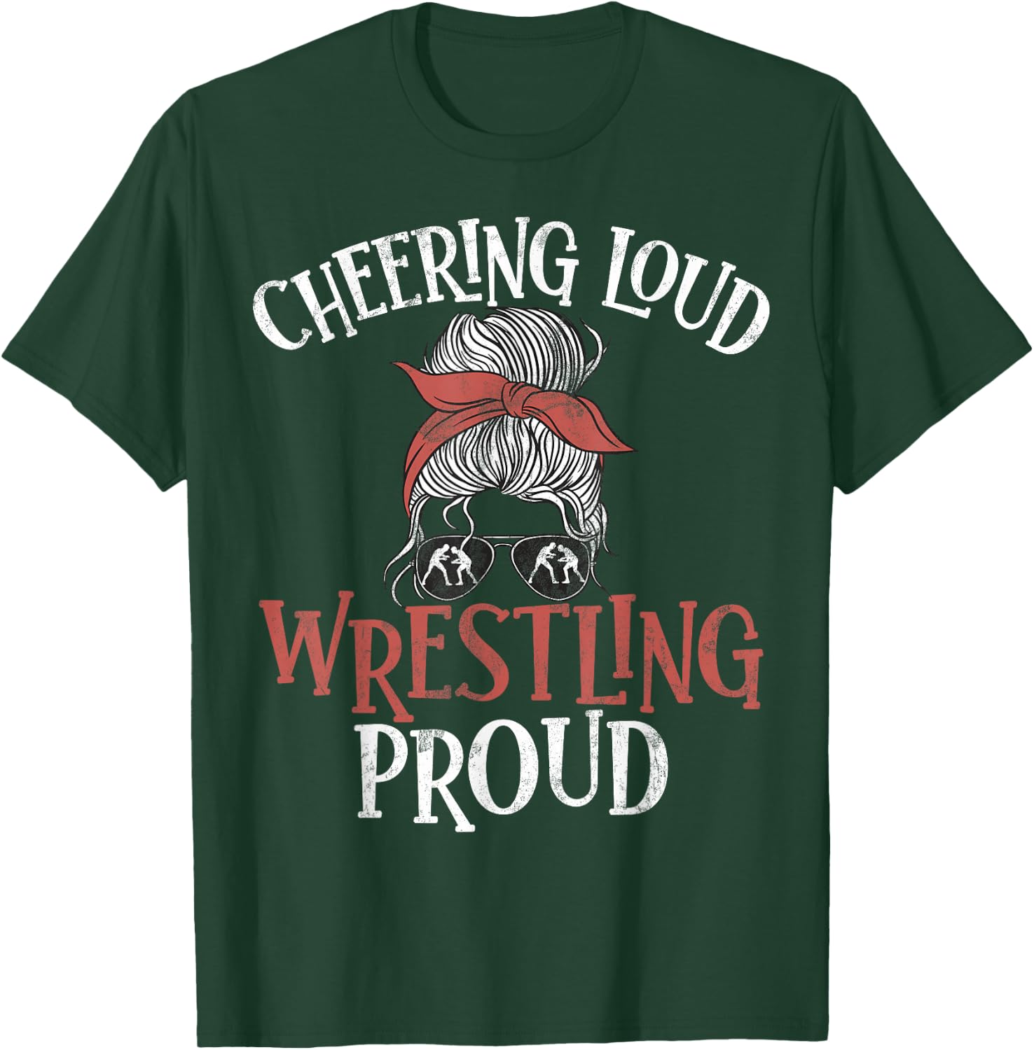 Wrestling Mom Wrestling Moms T-Shirt - T-Shirt | Forest
