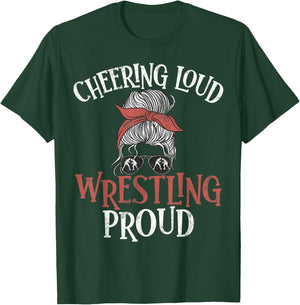 Wrestling Mom Wrestling Moms T-Shirt - T-Shirt | Forest