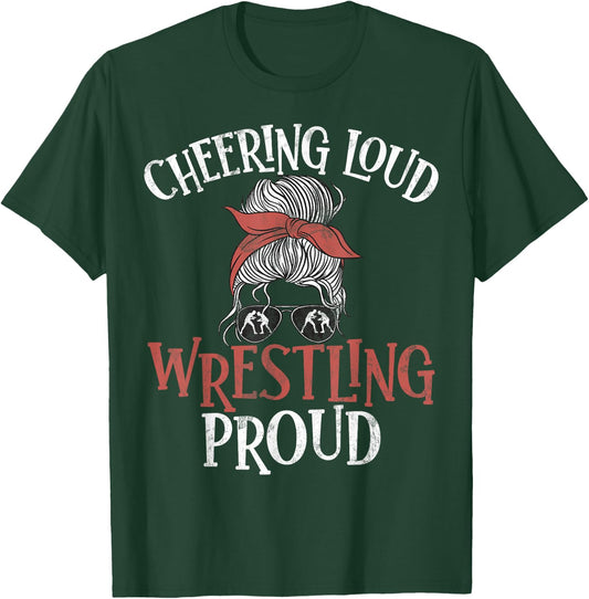 Wrestling Mom Wrestling Moms T-Shirt - T-Shirt | Forest