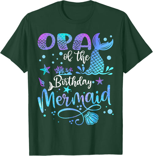 Opa Of The Birthday Mermaid Bday Party Mermaid