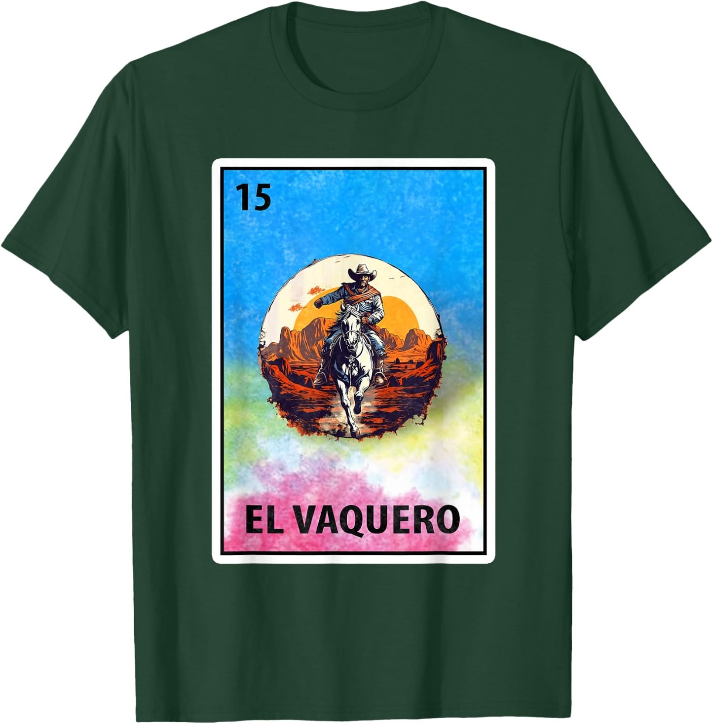 Mexican Bingo El Vaquero T-Shirt - T-Shirt | Forest