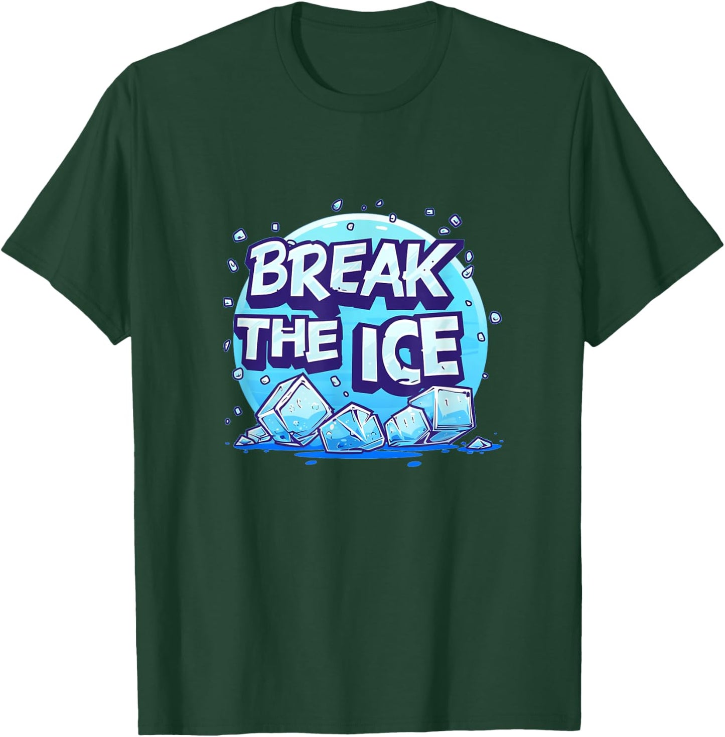 Cool break the Ice Idiom Costume for Boys and Girls T-Shirt - T-Shirt | Forest