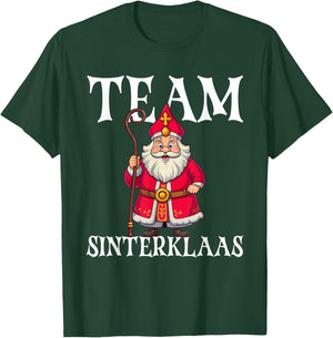 Team Sinterklaas Dutch Christmas Santa Sinterklaas T-Shirt - T-Shirt | Forest