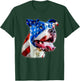 American Pit Bull Terrier USA Flag Patriotic Dog T-Shirt - T-Shirt | Forest