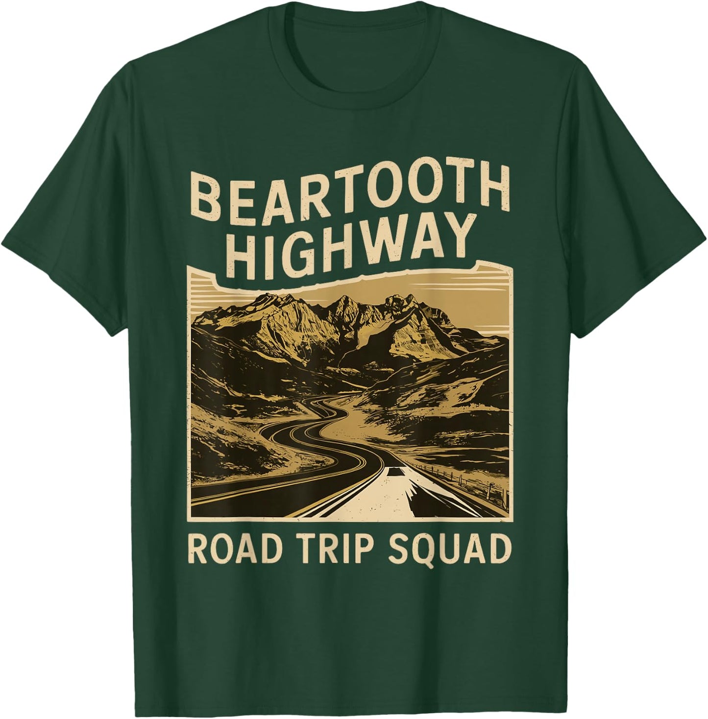 Beartooth Highway Road Trip Squad Souvenir T-Shirt - T-Shirt | Forest