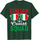 Italian Cruise Squad 2026 Retro Matching Family Italy Cruise T-Shirt - T-Shirt | Forest