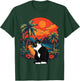Hawaiian Tropical Tuxedo Cat Mom Dad Gift Animal Lovers T-Shirt - T-Shirt | Forest