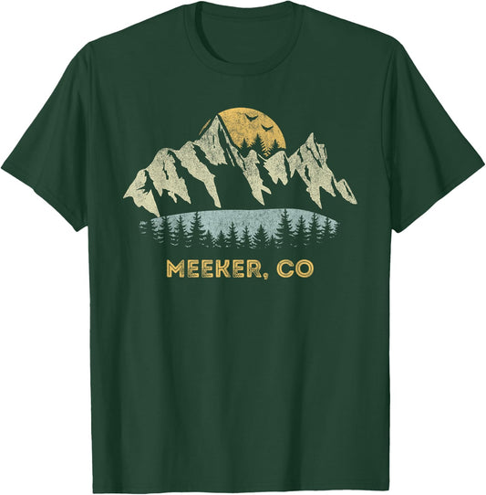 Meeker Colorado Mountain Sunset Sunrise CO T-Shirt - T-Shirt | Forest