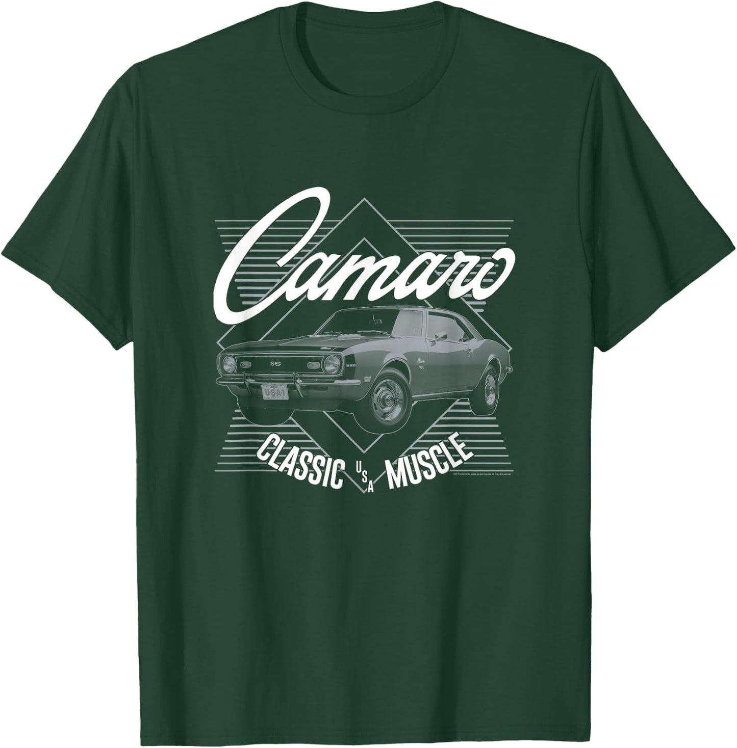 Chevrolet Camaro Classic Muscle USA | #33257 T-Shirt - T-Shirt | Forest