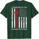 I Stand for The Flag Kneel for The Cross USA American Flag T-Shirt - T-Shirt | Forest