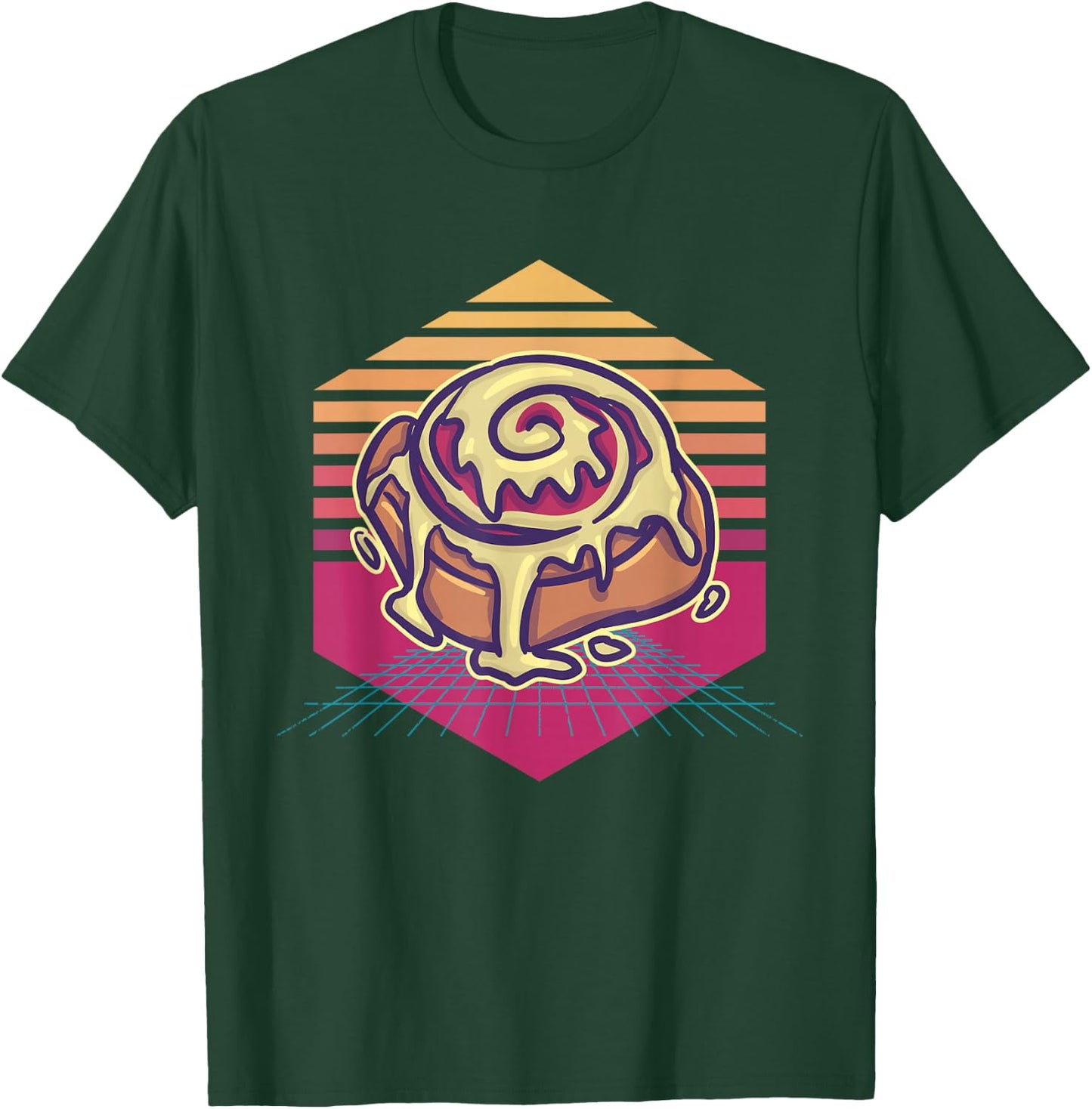 Cinnamon Roll Vintage Candy Lover T-Shirt - T-Shirt | Forest