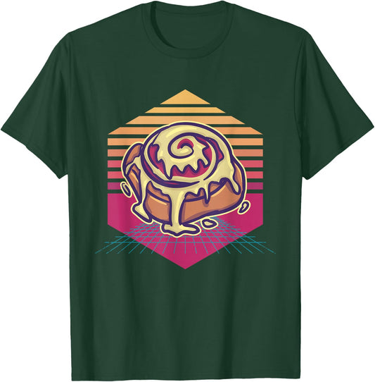 Cinnamon Roll Vintage Candy Lover T-Shirt - T-Shirt | Forest