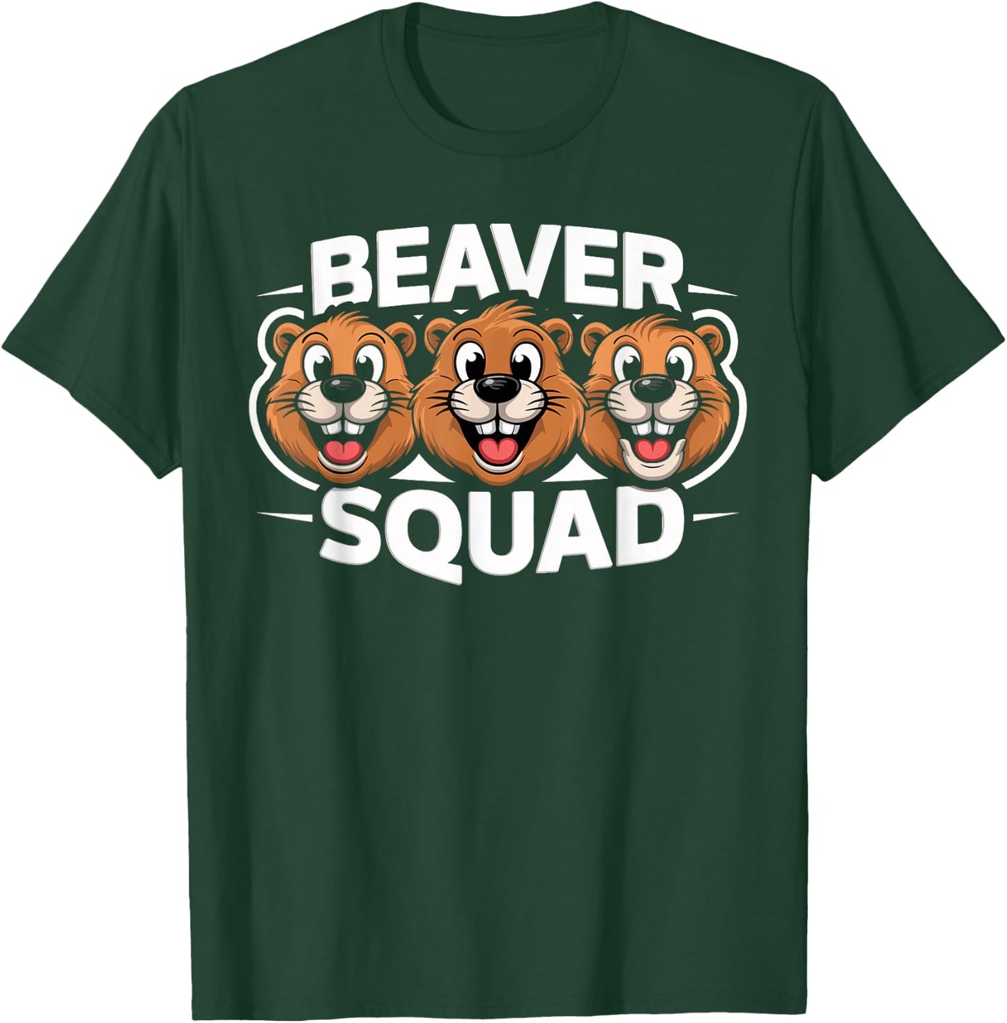 Beaver Squad for Beaver Lover Shirt | Cool Beaver T-Shirt - T-Shirt | Forest
