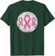 Volleyball Player Pink Ribbon Breast Cancer Awareness T-Shirt - T-Shirt | Forest