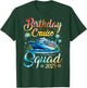 Birthday Cruise Squad 2025 Cruise Birthday Party Vacation T-Shirt - T-Shirt | Forest