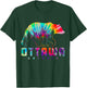 Ottawa Ontario Canada Tie Dye Bear Pride Outdoor Vintage T-Shirt - T-Shirt | Forest