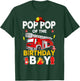 Pop Pop Of The Birthday Boy Fire Truck Firefighter Party T-Shirt - T-Shirt | Forest