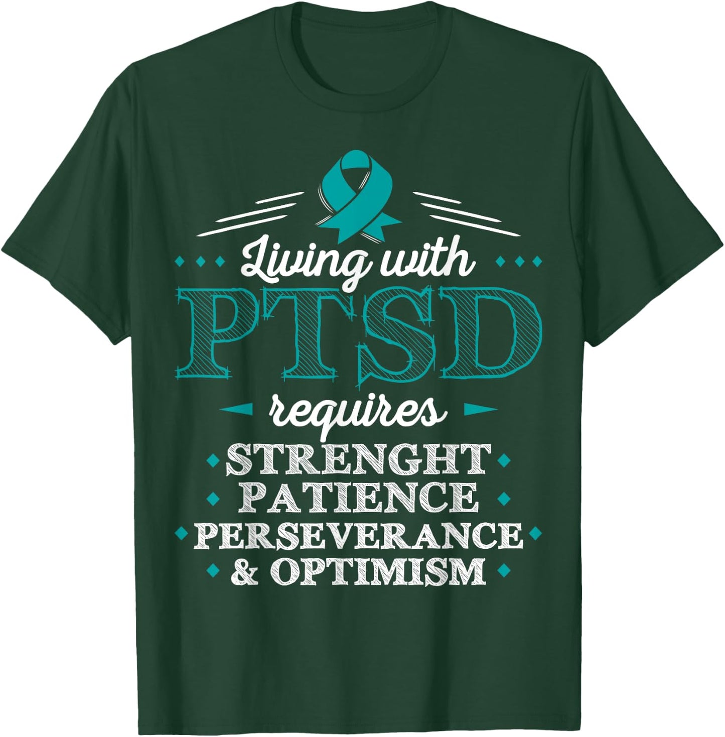 Posttraumatic Stress Disorder T Shirt PTSD T-Shirt - T-Shirt | Forest