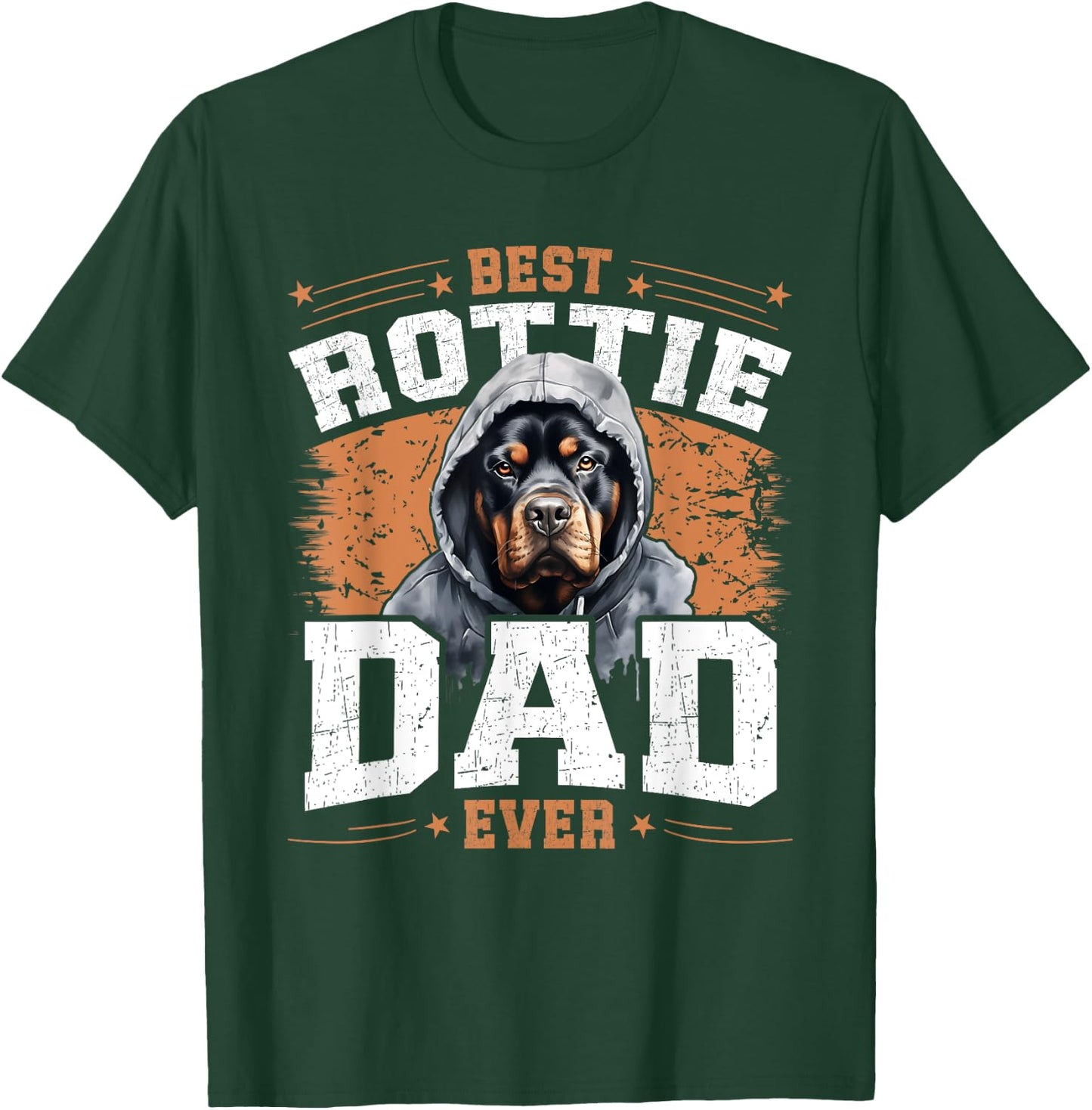 Rottie Dad Funny Rottweiler Dad Dog T-Shirt - T-Shirt | Forest