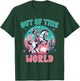 Space Cowgirl Outfit Cosmic Costume Galactic Western Riding T-Shirt - T-Shirt | Forest