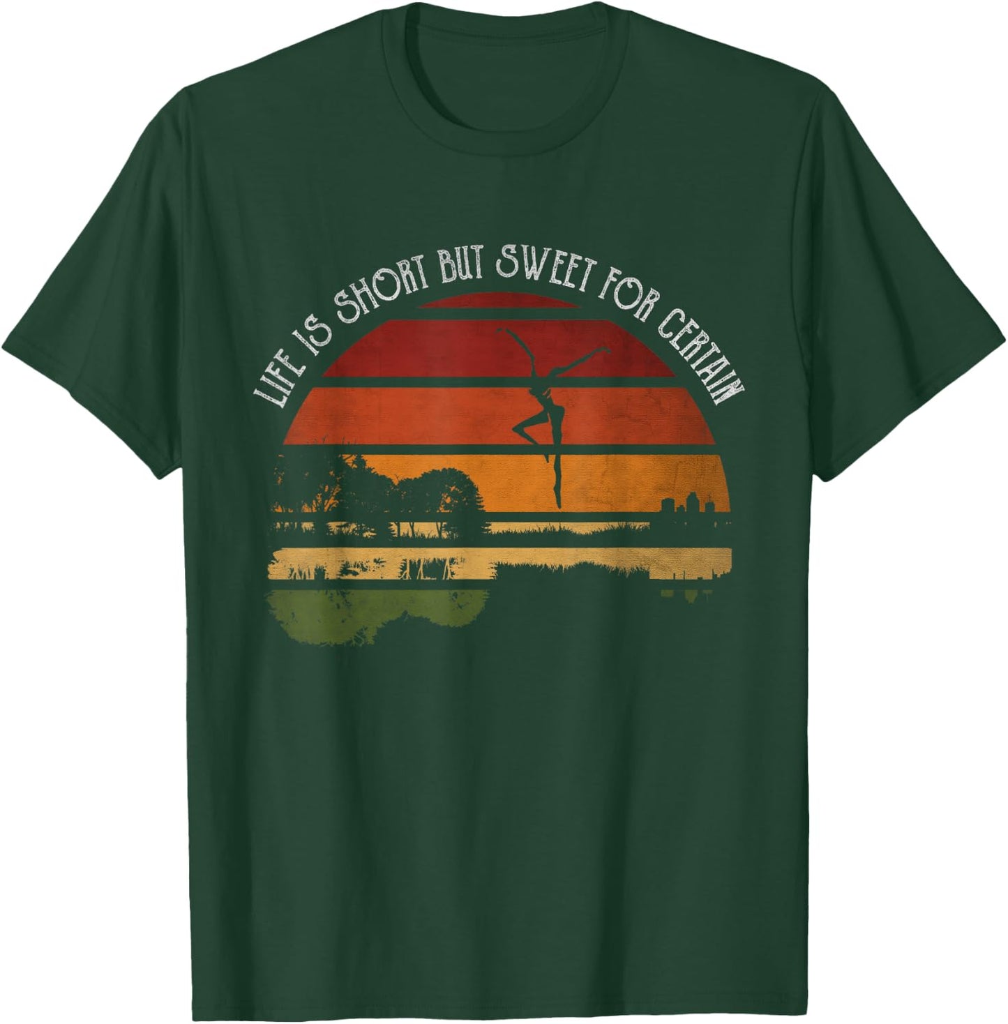 Life Is Short Funny Guitars Outfits But Sweet For Certain T-Shirt - T-Shirt | Forest