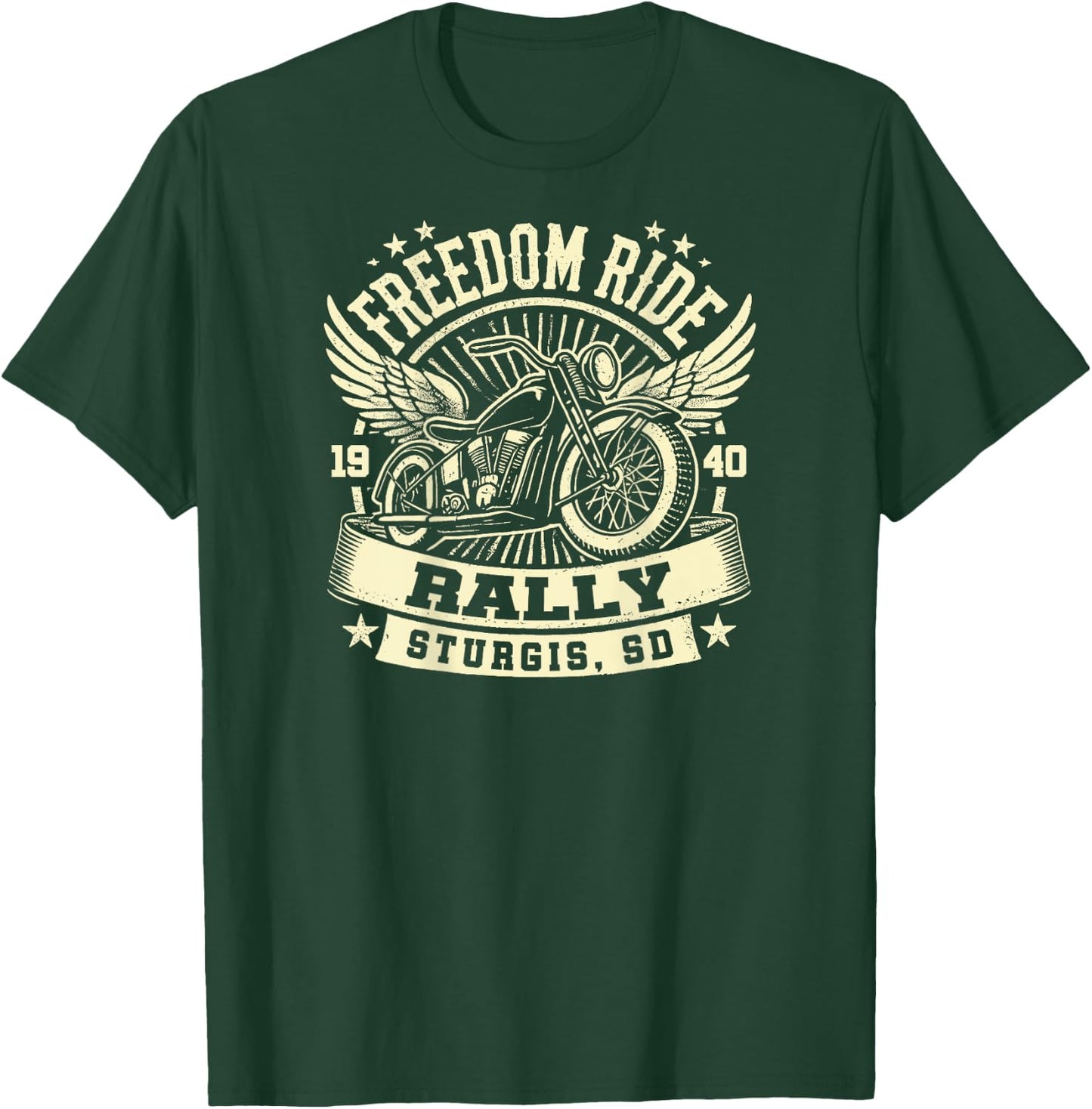 2024 Sturgis Motorcycle Rally 84th Anniversary T-Shirt - T-Shirt | Forest