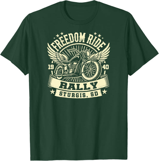 2024 Sturgis Motorcycle Rally 84th Anniversary T-Shirt - T-Shirt | Forest