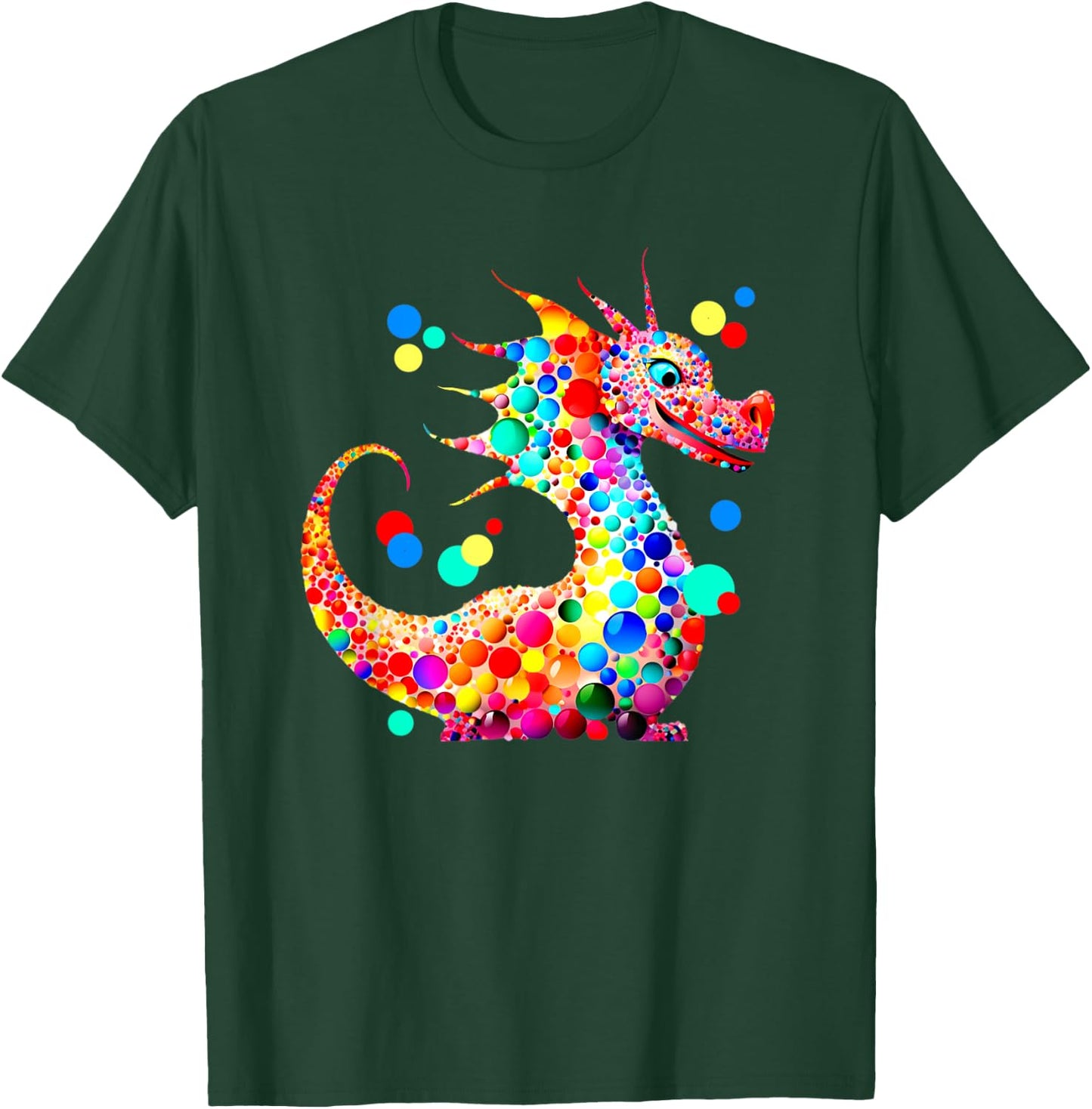 Dot Day Dragon Lovers September Dot Day Art Design T-Shirt - T-Shirt | Forest