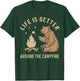 Funny Camping Life is Better Around The Campfire Bear T-Shirt - T-Shirt | Forest