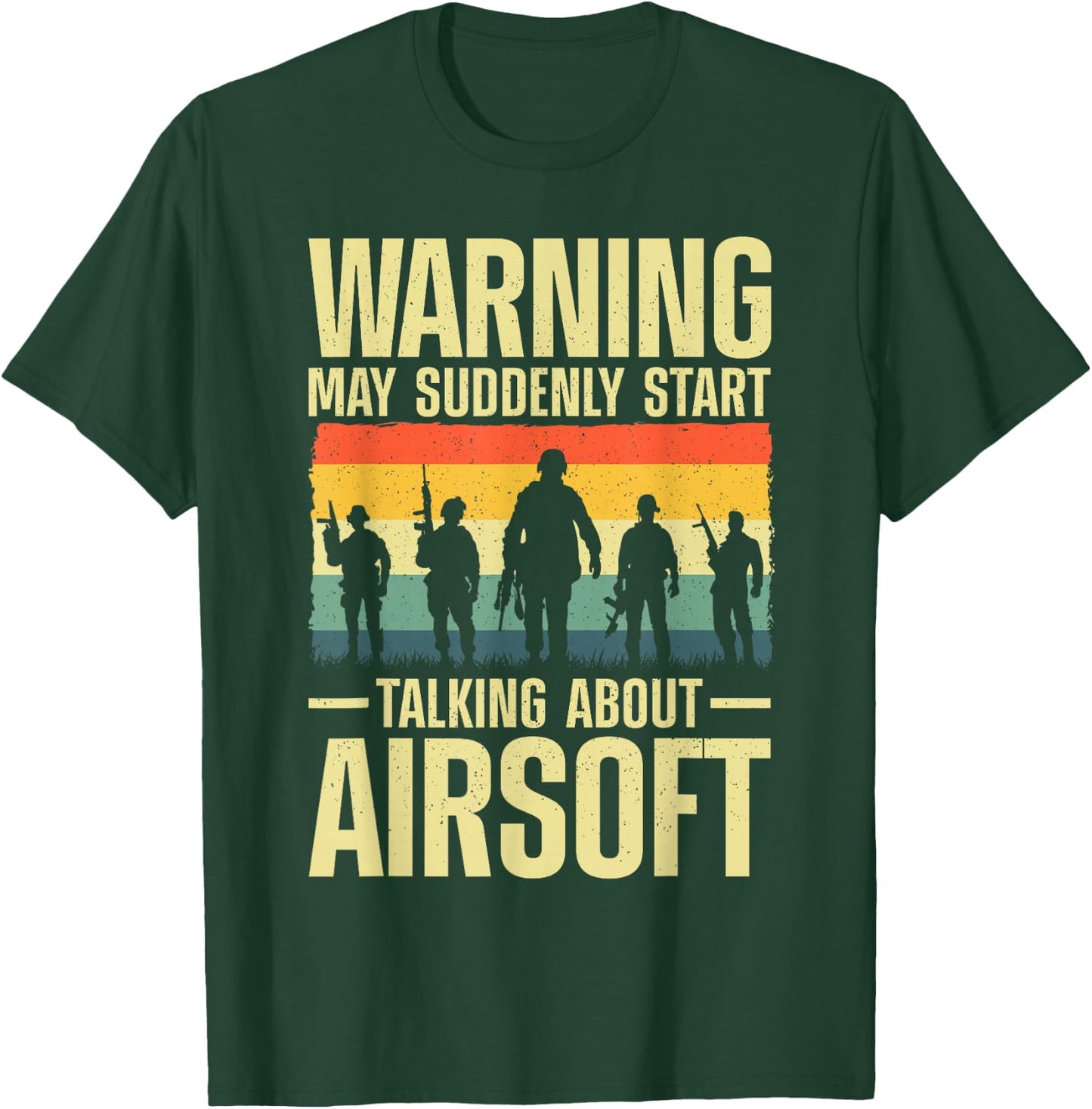 Funny Airsoft Art Women Tactical Airsoft Gun Airsoft T-Shirt - T-Shirt | Forest