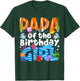Dada Under Sea Birthday Party Girls Ocean Sea Animals Themed T-Shirt - T-Shirt | Forest