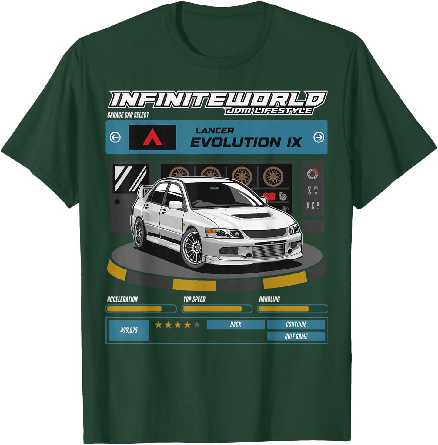 Evo9 IX T-Shirt - T-Shirt | Forest
