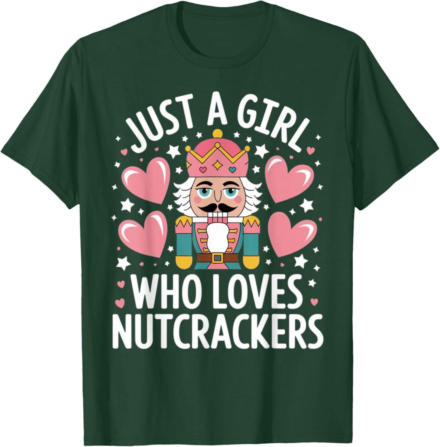 Just a Girl Who Loves Nutcrackers Christmas Ballet T-Shirt - T-Shirt | Forest