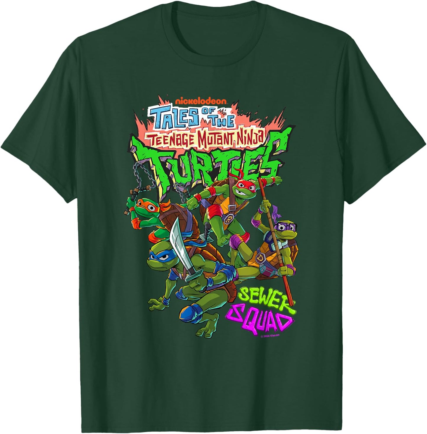 Tales of the Teenage Mutant Ninja Turtles Sewer Squad T-Shirt - T-Shirt | Forest