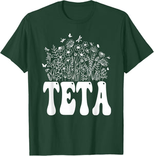 Floral TETA Wildflower Graphic T-Shirt - T-Shirt | Forest