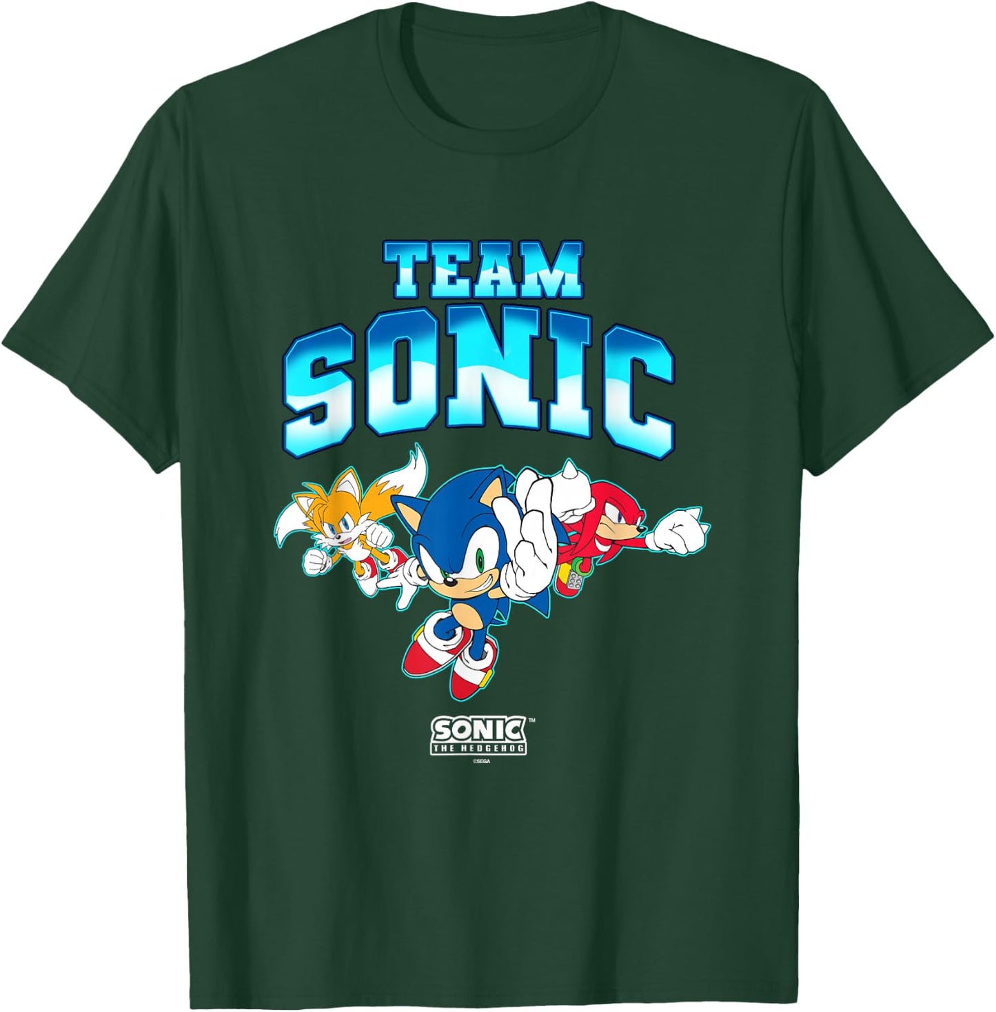 Sonic The Hedgehog Team Sonic Main Trio Epic Group Shot T-Shirt - T-Shirt | Forest