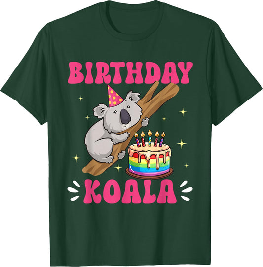 Koala Bear Birthday Koala Girl T-Shirt - T-Shirt | Forest