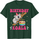 Koala Bear Birthday Koala Girl T-Shirt - T-Shirt | Forest