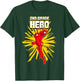 Marvel Iron Man 2nd Grade Hero School Text T-Shirt - T-Shirt | Forest