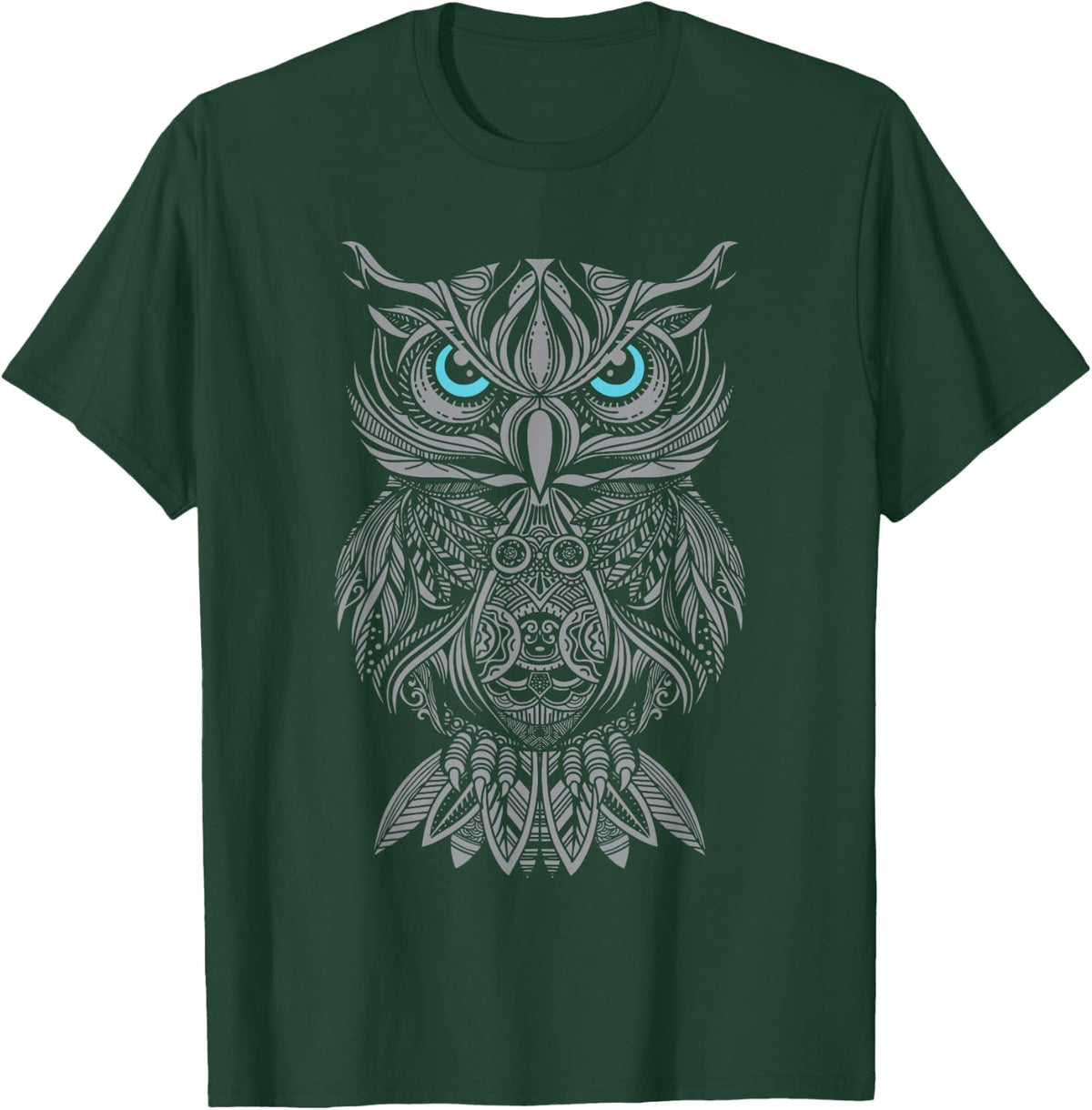 Steampunk Hipster Owl - Birds Ornithologist Animal Lover T-Shirt - T-Shirt | Forest