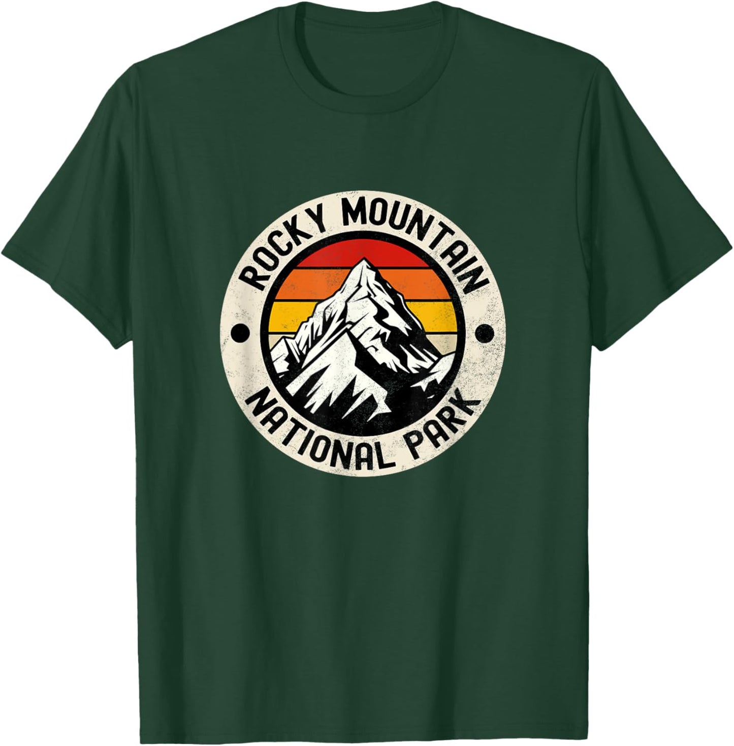 Vintage Rocky Mountain National Park Nature Lover T-Shirt - T-Shirt | Forest