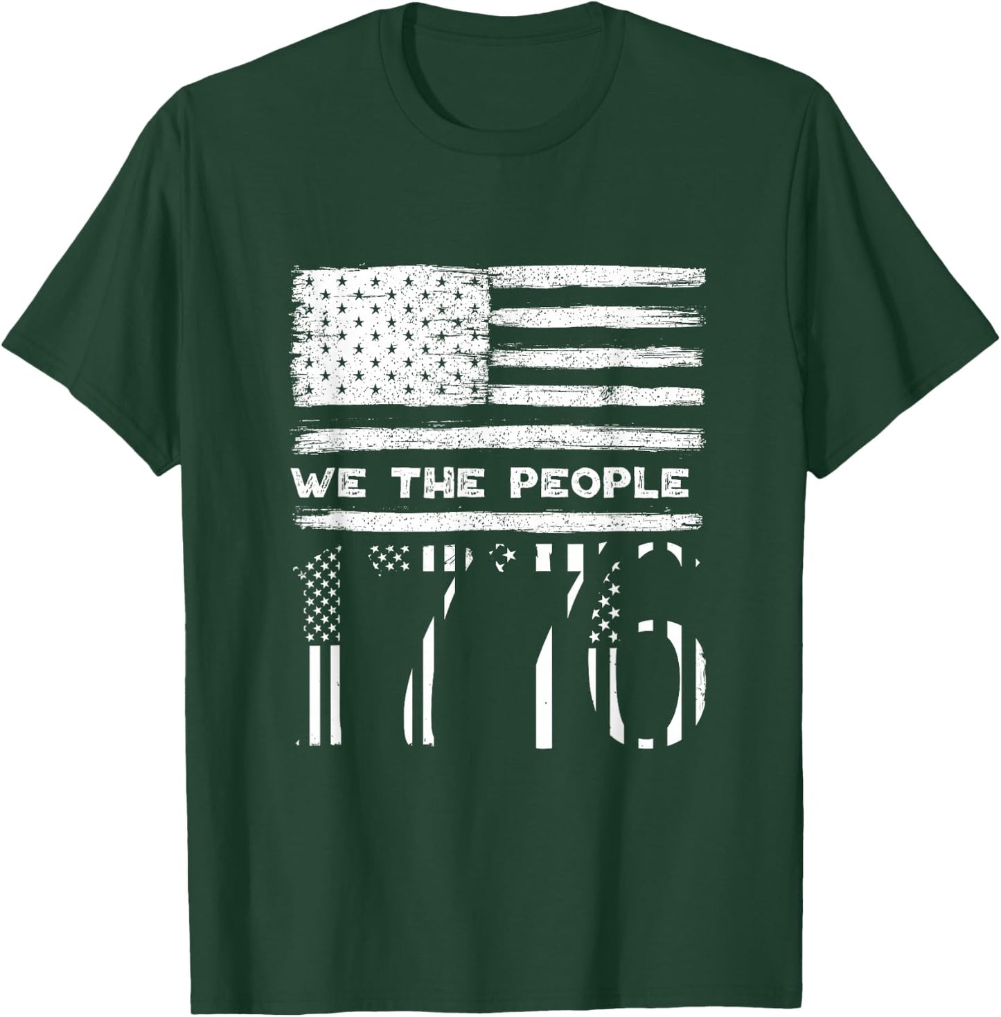 Fourth of July We the People 1776 Shirt USA Constitution T-Shirt - T-Shirt | Forest