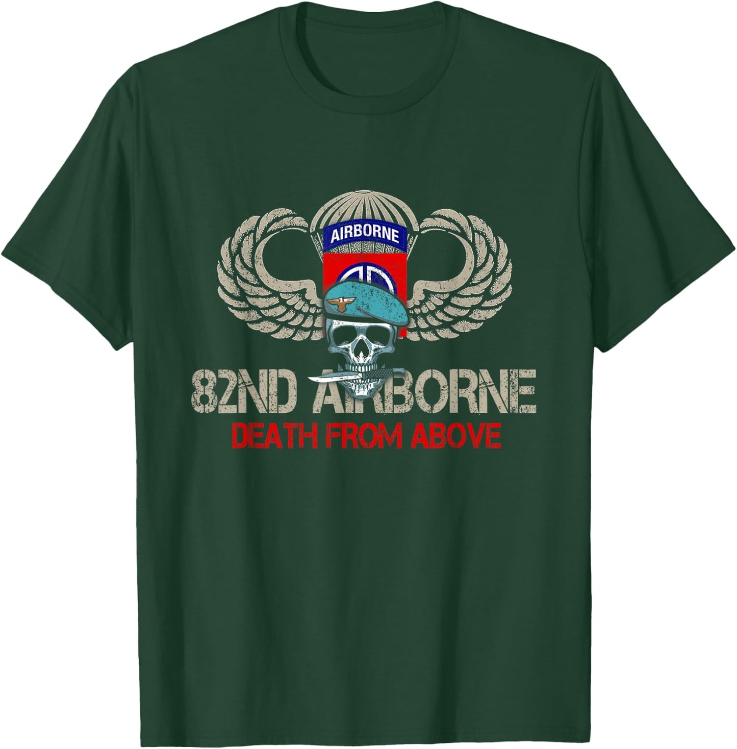 Death From Above 82nd Airborne Division , Veterans Day T-Shirt - T-Shirt | Forest