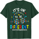 It's OK to be Different Cool Autism Awareness Gamer Men Kids T-Shirt - T-Shirt | Forest