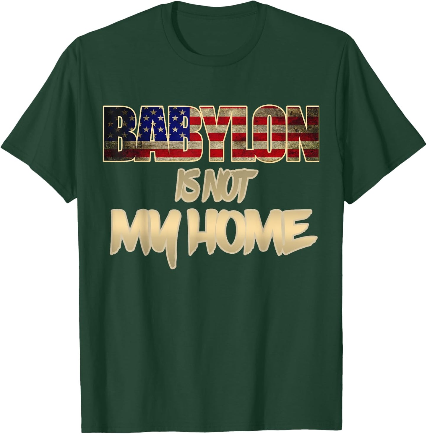 Hebrew Israelite Tribe Judah Babylon is Not my Home Torah T-Shirt - T-Shirt | Forest